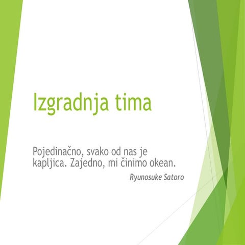 Izgradnja tima