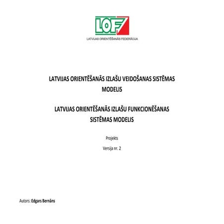 Izlases veidosanas sistema 2. versija