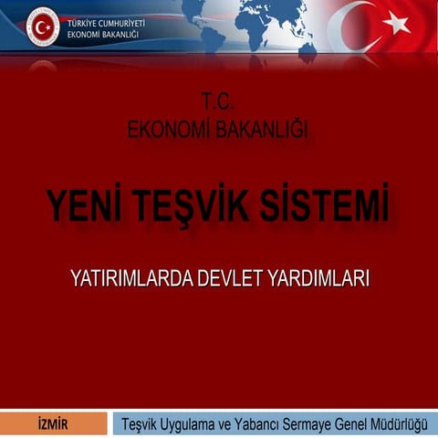 YATIRIM TEŞVİKLERİ- 12.12.2013