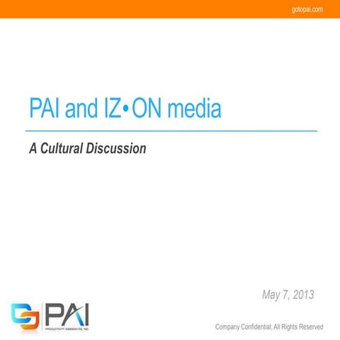 Izon cultural presentation v3.0 07 may13
