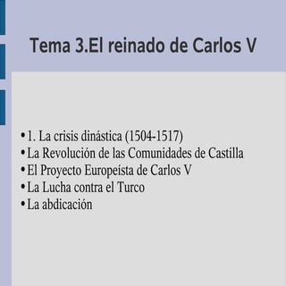Tema3 carlos v