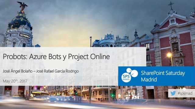 Probots: Azure Bots y Project Online