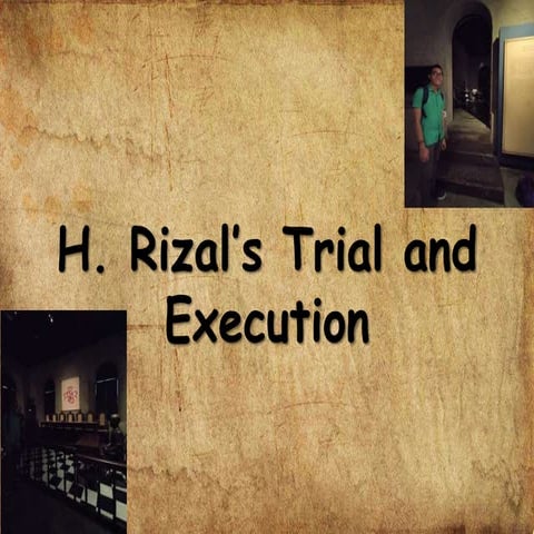 Rizal’s Trial and Execution