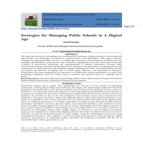 Strategies for Managing Public Schools in A Digital  Age (www.kiu.ac.ug)