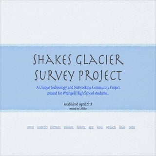 J.miller shakes glacier survey project