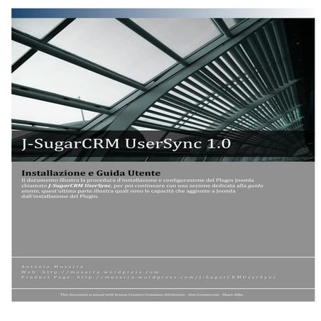 J-SugarCRM UserSync 1.0