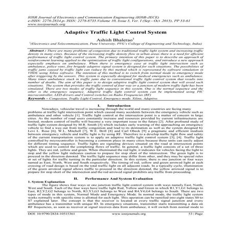 Development of a prioritized traffic light control system for emergency ...