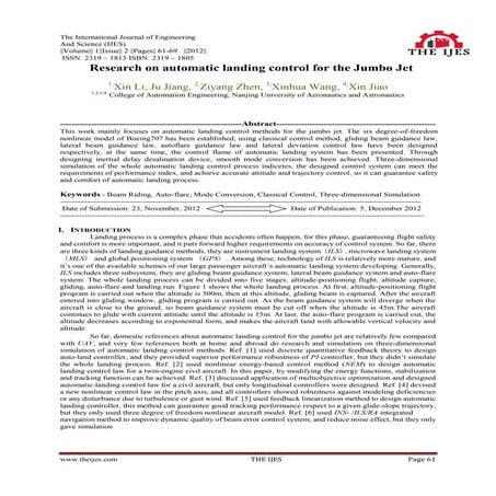 The International Journal of Engineering and Science (IJES)