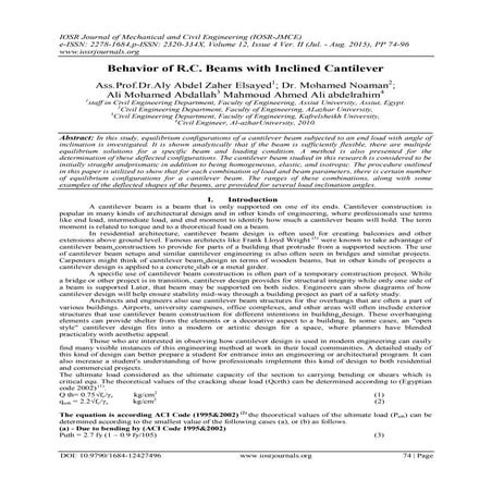 Effect of corner angle on efficiency of reinforced concrete joints ...