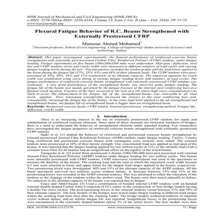 Experimental investigation of concrete beams reinforced with gfrp bars ...