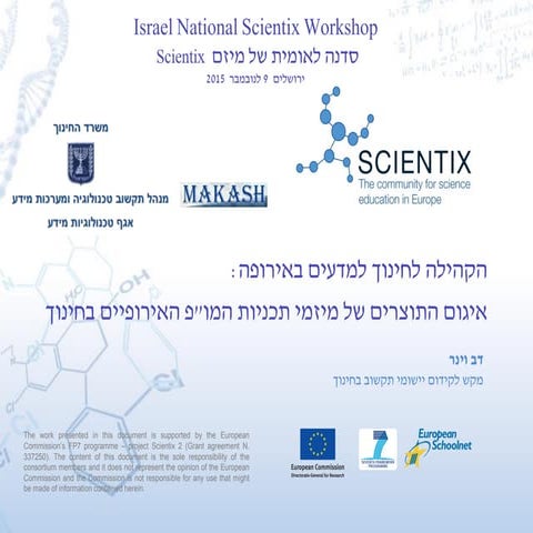 J01 dov winer_scientix_national_workshop_20151109