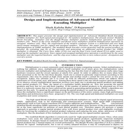 International Journal of Engineering and Science Invention (IJESI)