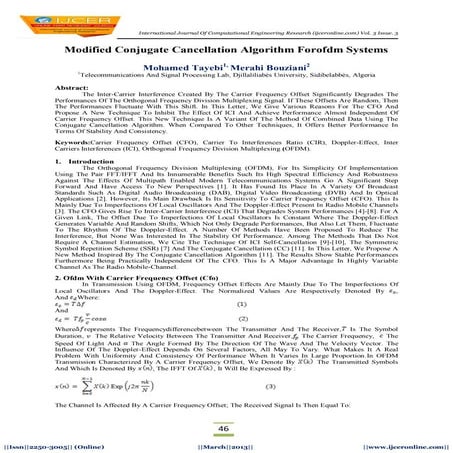 Pulse shaping methods for inter carrier interference reduction in OFDM ...