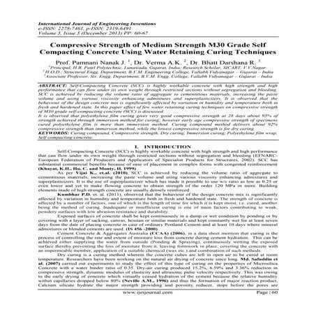 Self curing concrete | PPTX