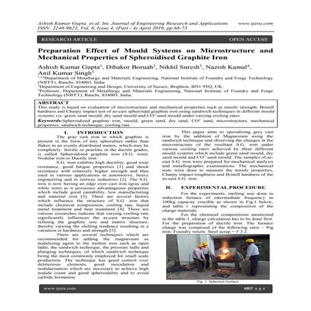 Preparation Effect of Mould Systems on Microstructure and Mechanical Properti...