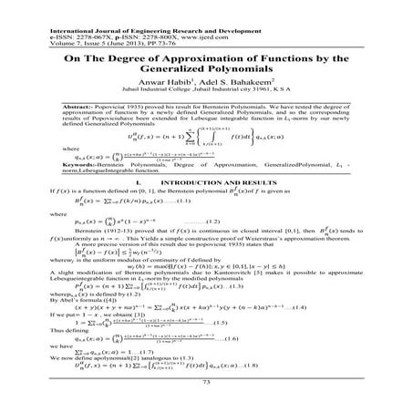 International Journal of Engineering Research and Development (IJERD)