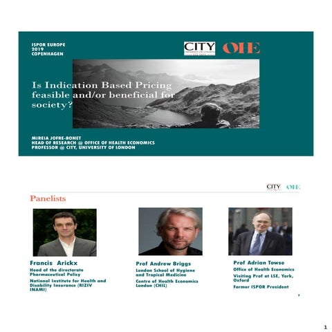  IS INDICATION BASED PRICING FEASIBLE AND/OR BENEFICIAL FOR SOCIETY?