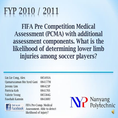 PCMA assessment components.