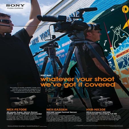 Remy Medranda featured in the Sony European Dealer Ad