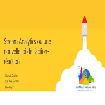 J1 T1 5 - Stream Analytics - Cédric Charlier