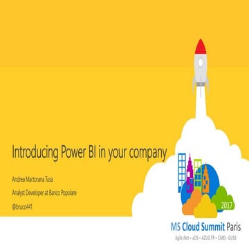 Introducing power bi in your company - andrea martorana tusa