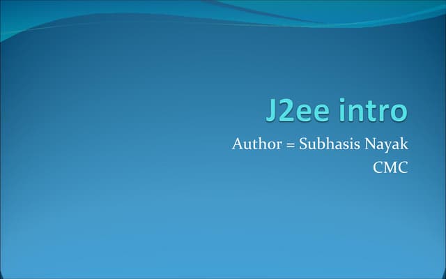 J2ee connector architecture