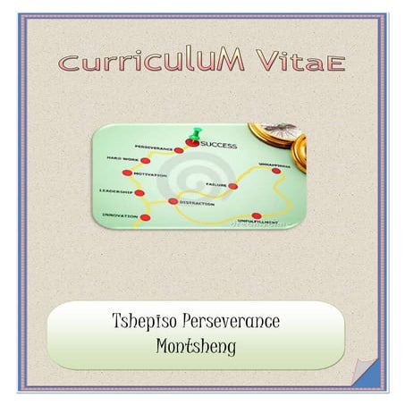 Tshepiso perseverance montsheng cv 1