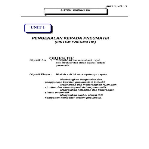 J4012 pneumatik dan hidraulik unit1