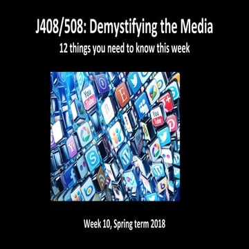 What you need to know this week (w/c June 4 2018)