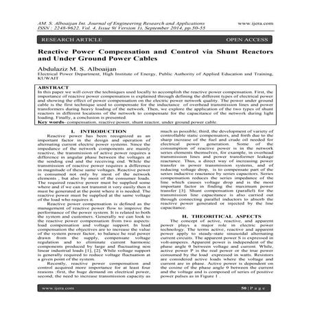 Reactive power and voltage control | PPTX