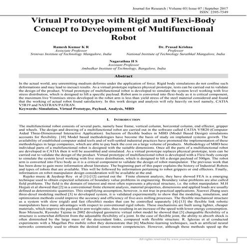 Virtual Prototype with Rigid and Flexi-body Concept to Develpoment of Multifu...