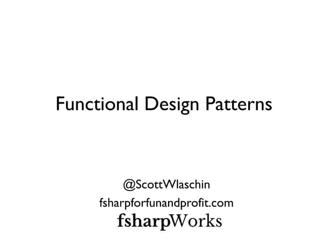 Functional Programming Patterns (BuildStuff '14)