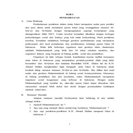 Sejarah Muhammadiyah