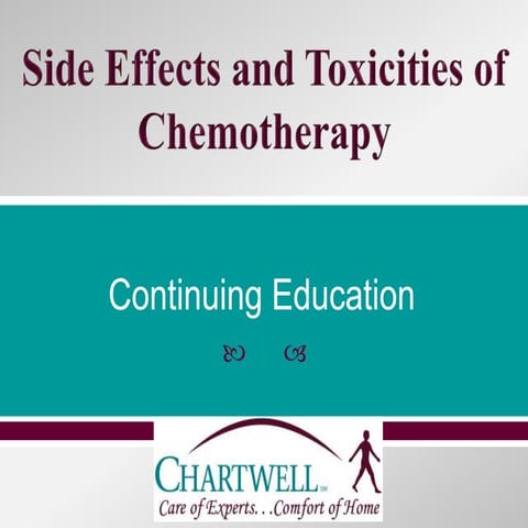2. Side effects and toxicities of chemotherapy