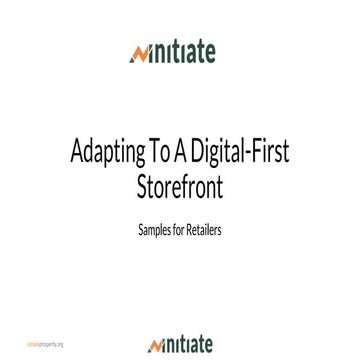 Adapting To A Digital-First Storefront