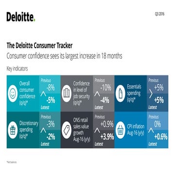  The Deloitte Consumer Tracker Q3