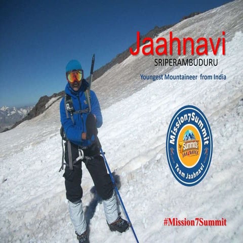 Jaahnavi Sriperambuduru -  #Mission7Summit World Record Part - 1