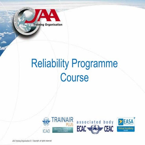 Joint Aviation Authorities JAA Releability Program Training