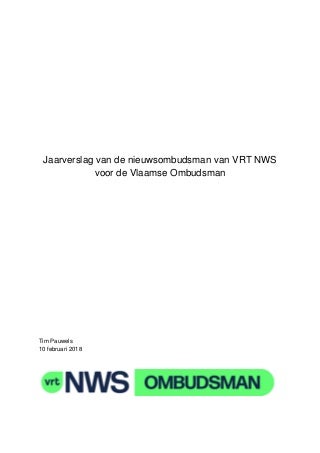 Jaaroverzicht VRT NWS 2017