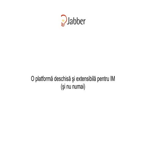 De ce Jabber? | ODP