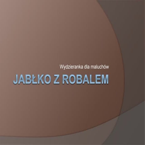Jabłko z robalem