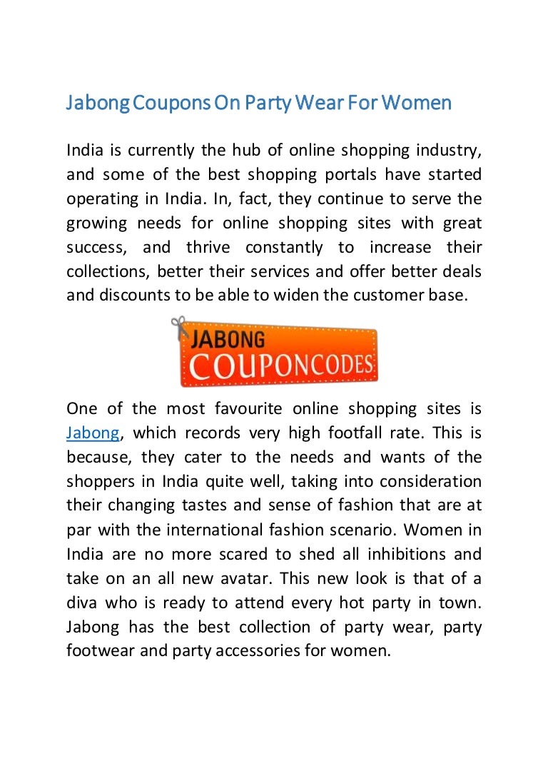 jabong coupon code for new user