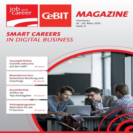 job and career CeBIT 2015 MAGAZINE