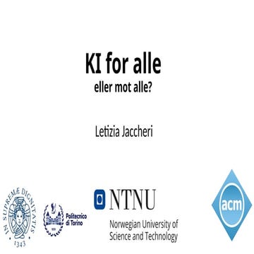 Kunst Intelligens for alle eller mot alle?