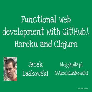 Functional web development with Git...