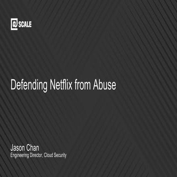 Defending Netflix from Abuse