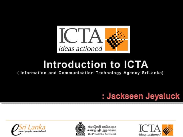 Introduction to ICTA - Org Study Presentation  