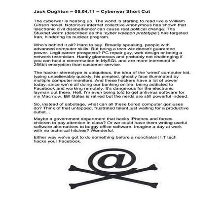 Jack Oughton - 05.04.11 - Cyberwar Short Cut.pdf