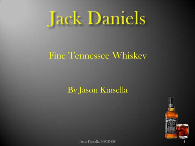Jack Daniels presentation