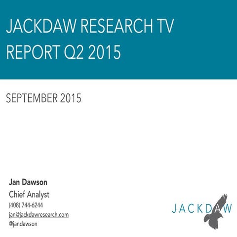 Jackdaw Research TV Report Q2 2015